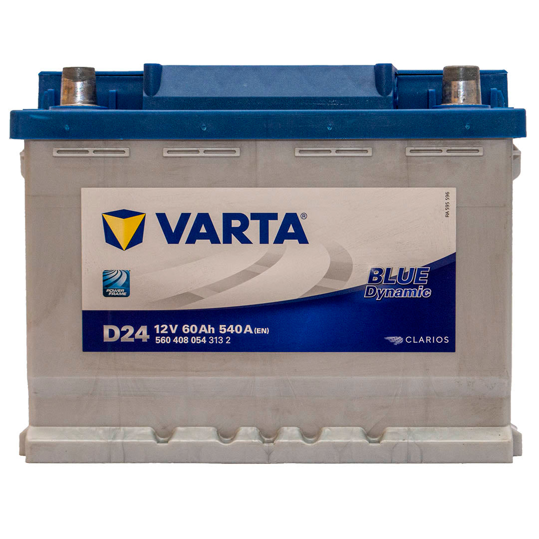 Купить автомобильный аккумулятор Varta D24 6-СТ 60Ah R+ 540A Blue Dynamic, Бесплатная доставка по Киеву