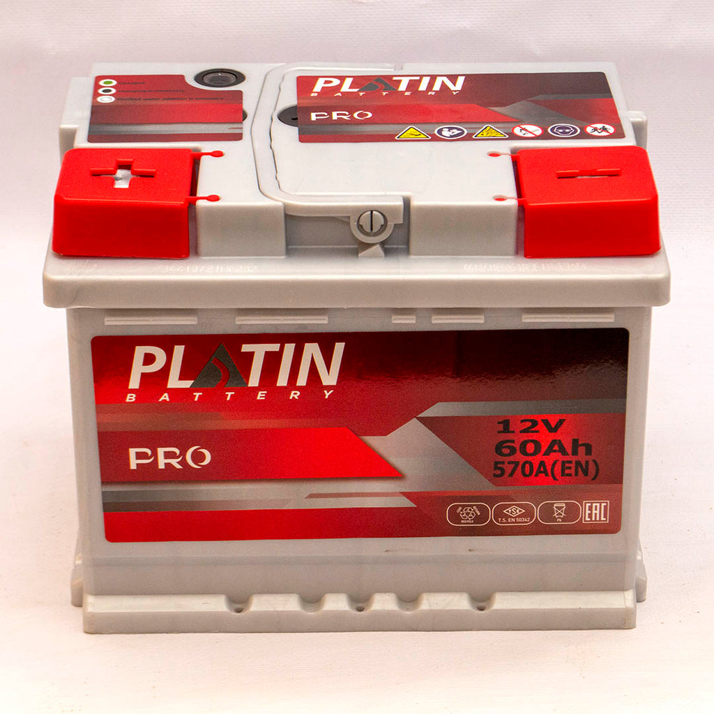 Акумулятор автомобільний Platin Pro 60Аh EN540 плюс зліва<br></br>