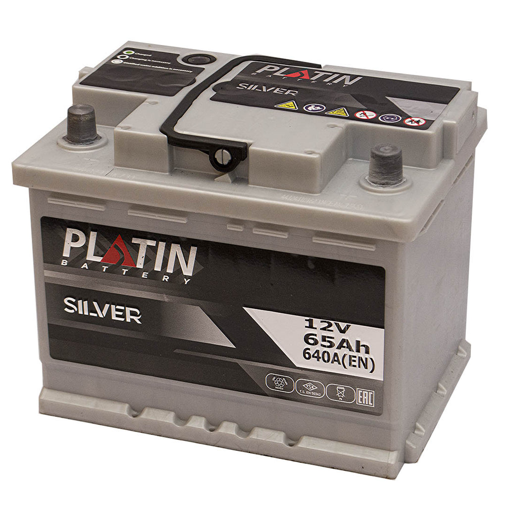 Акумулятор автомобільний Platin 65Аh EN640 плюс справа<br></br>