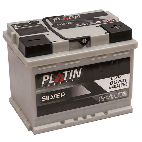 Акумулятор автомобільний Platin 65Аh EN640 плюс справа<br></br>