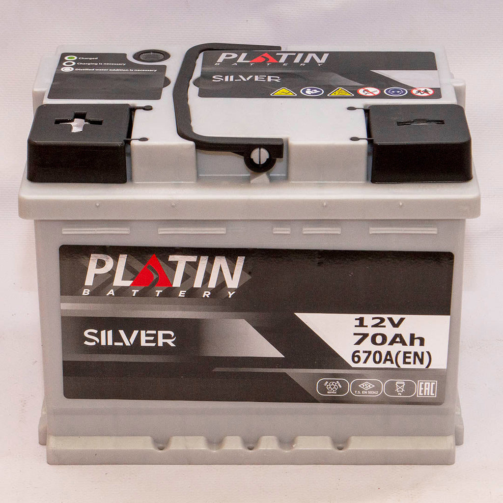 Акумулятор автомобільний Platin 70Аh EN670 плюс зліва<br></br>