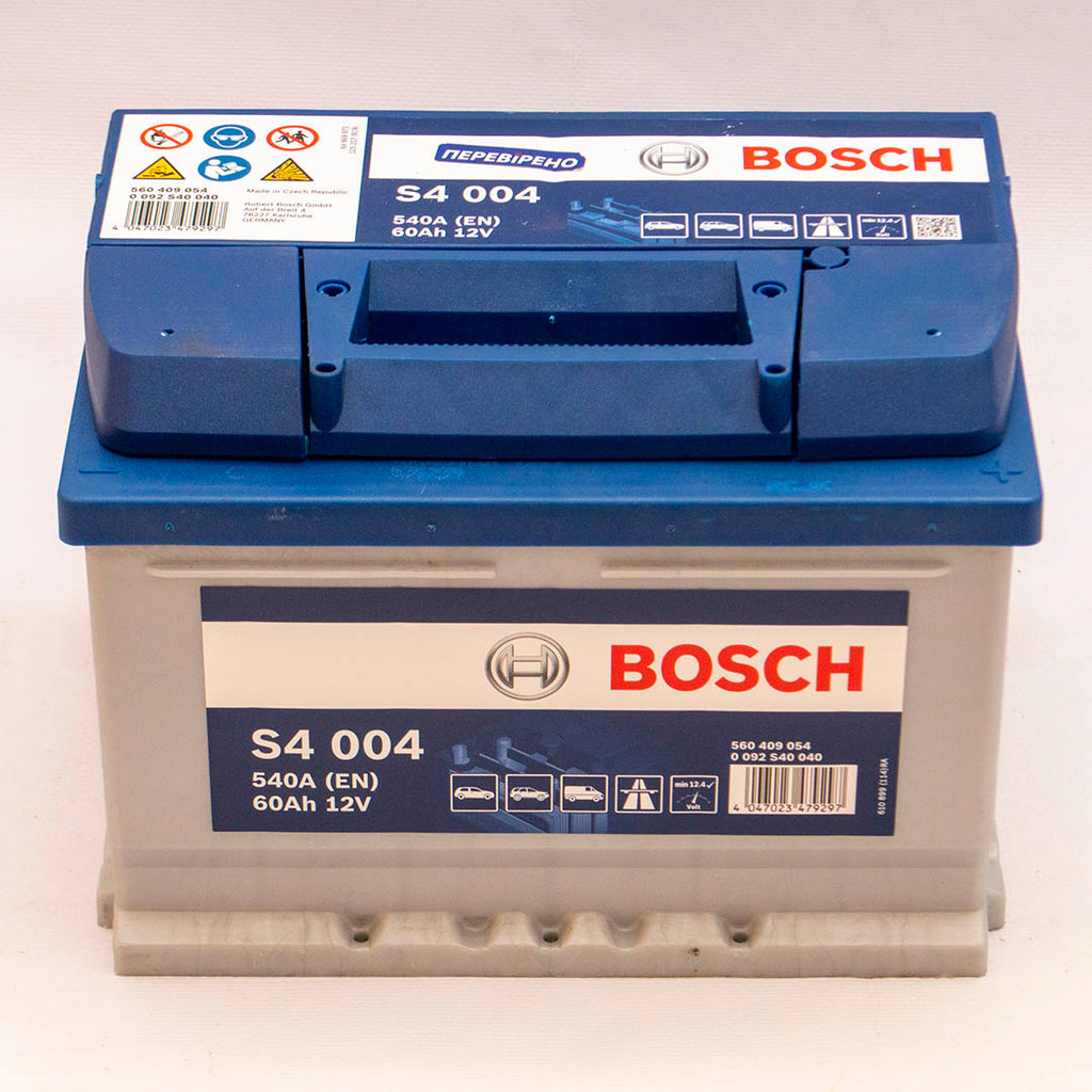 Автомобільний акумулятор Bosch S4004 6СТ-60Аh 540A плюс справа (-/+) (0092S40040)<br></br>