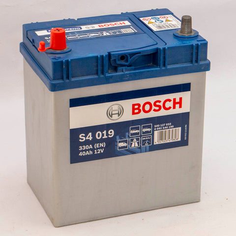 Автомобільний акумулятор Bosch S4019 6СТ-40Аh 330A плюс зліва (+/-) (0092S40190)<br></br>