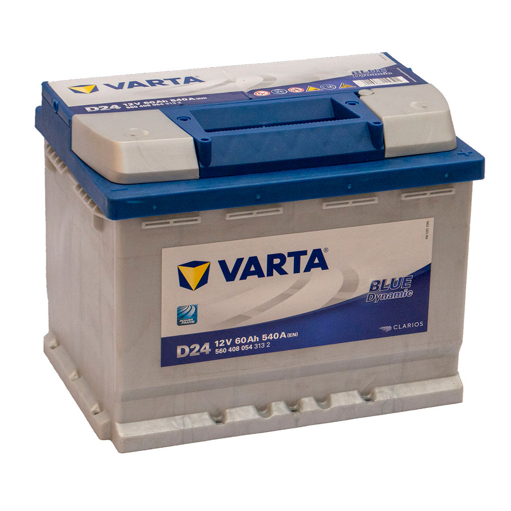 Автомобільний акумулятор Varta Blue Dynamic D24 6СТ-60Аh 540А плюс справа (-/+)<br></br>