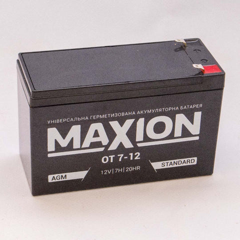 Акумулятор Maxion OT 7-12 7Аh 12V<br></br>