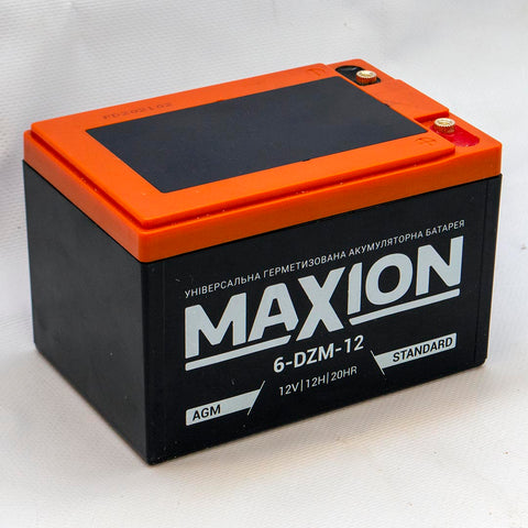 Акумулятор Maxion 6-DZM-12 12Аh 12V<br></br>