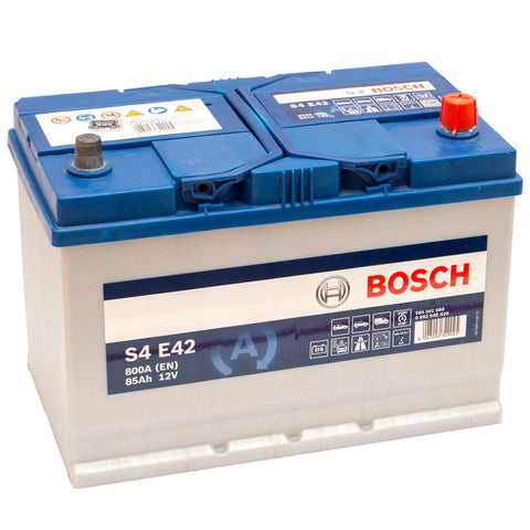 Автомобільний акумулятор Bosch S4E42 EFB 6СТ-85Аh 800A плюс справа (-/+) (0092S4E420)<br></br>