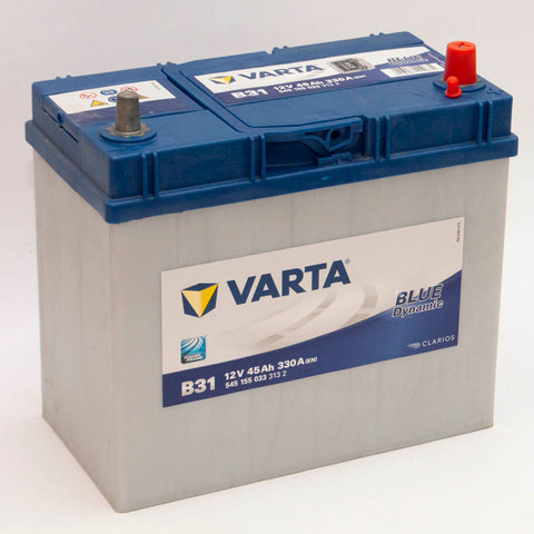 Автомобільний акумулятор Varta Blue Dynamic B31 6СТ-45Аh 330А плюс справа (-/+)<br></br>