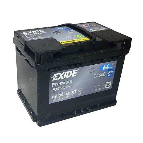 Автомобільний акумулятор Exide Premium EA640 6СТ-64Аh 640А плюс справа (-/+)<br></br>